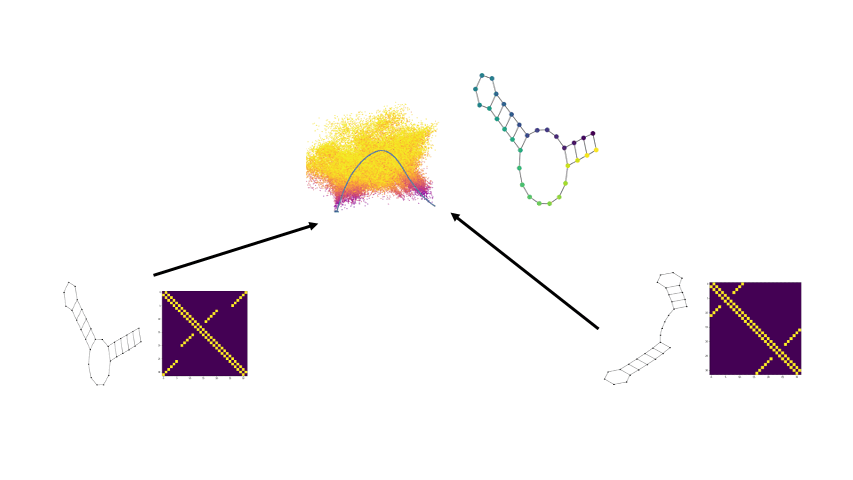 Uncovering the Folding Landscape of RNA Secondary Structure with Deep Graph Embeddings image